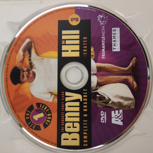 BENNY HILL The Naughty Early Years Complete and Unadulterated 3 DVD set - Picture 11 of 17